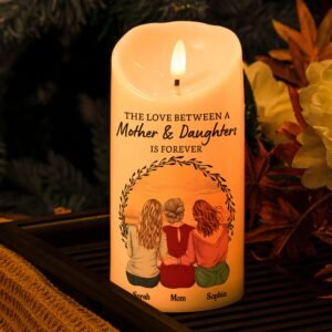 New Arrivals the love between a mother daughters personalized led candle 1.jpg